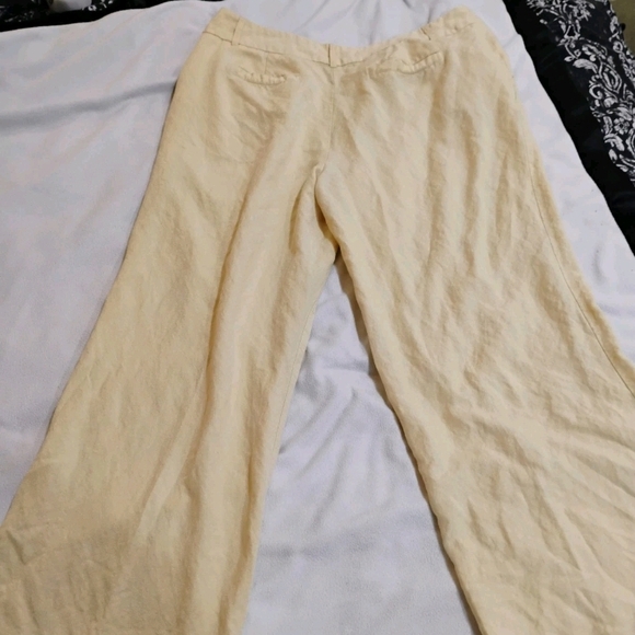 Counterparts Light Yellow Wide Leg Pants - Picture 11 of 15